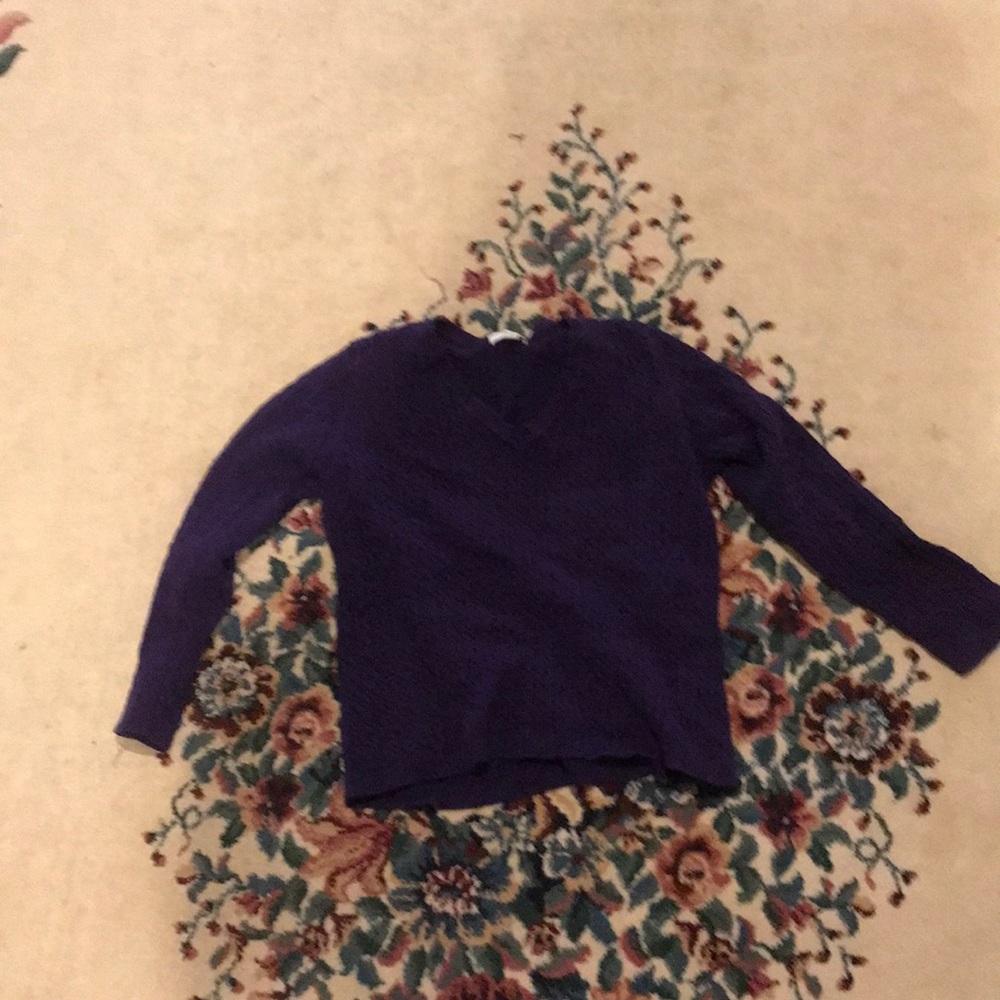 Purple Knit Sweater